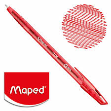 MAPED BOLIGRAFOS ESSENTIALS ICE TRIANGULAR ROJO UNIDAD