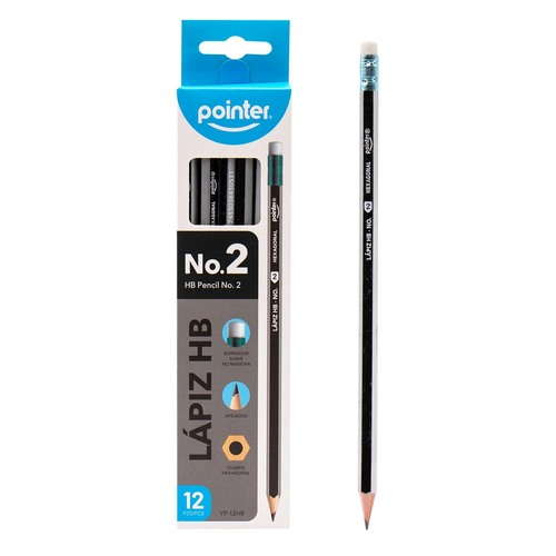 Lapiz Carbon Pointer #2 C/Almohadilla 6/1