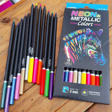 POINTER LAPIZ COLOR LARGO NEON Y METALICOS