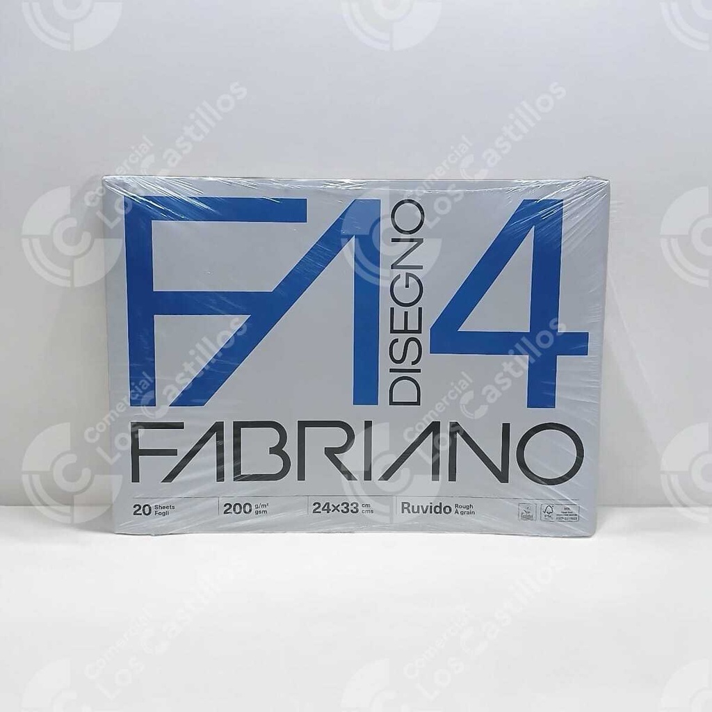 FABRIANO HOJAS DE DIBUJO 24x33cm Blanca 20H UNIDAD