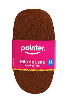 HILO DE LANA MARRON 25GRS POINTER