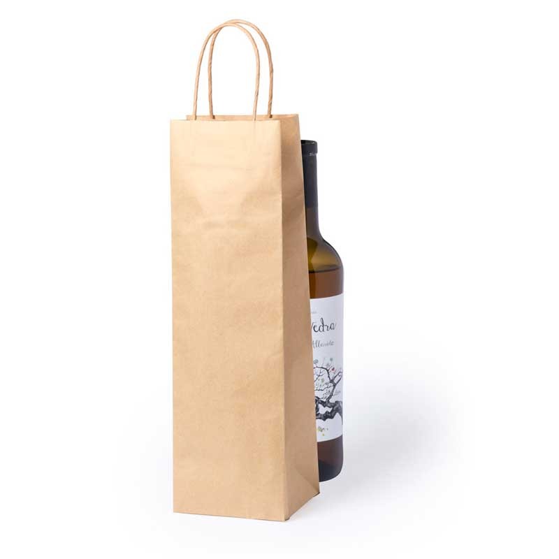 FUNDA PAPEL BOTELLA CRAFT REGALO