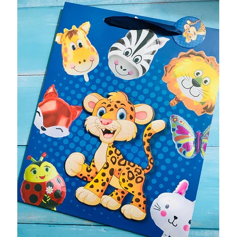 FUNDA DE REGALO ANIMALITOS 3D S