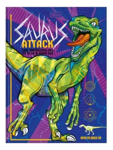 CUADERNO COSIDO 200 PAG RAPTOR TILIBRA