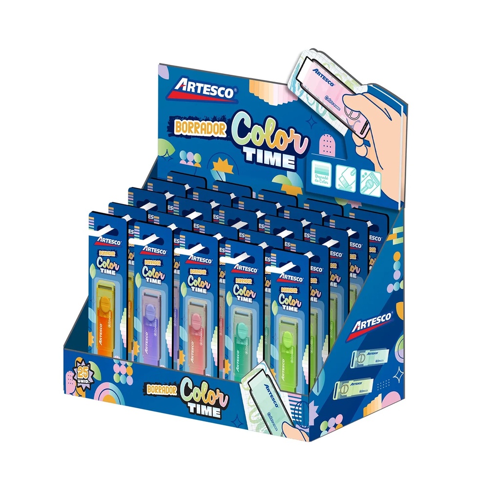 GOMAS DE BORRAR RT COLOR TIME ARTESCO