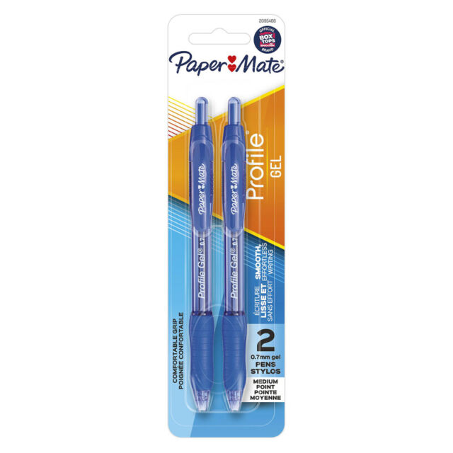 BOLIGRAFOS PROFILE GEL 0.7 2/1 AZUL BL DURO