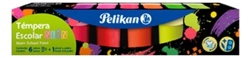 JUEGO DE TEMPERA NEON 6/1 PELIKAN