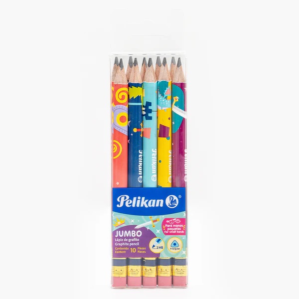 LAPICES #2HB JUMBO INICIAL C DISEÑO T 10/1 PELIKAN