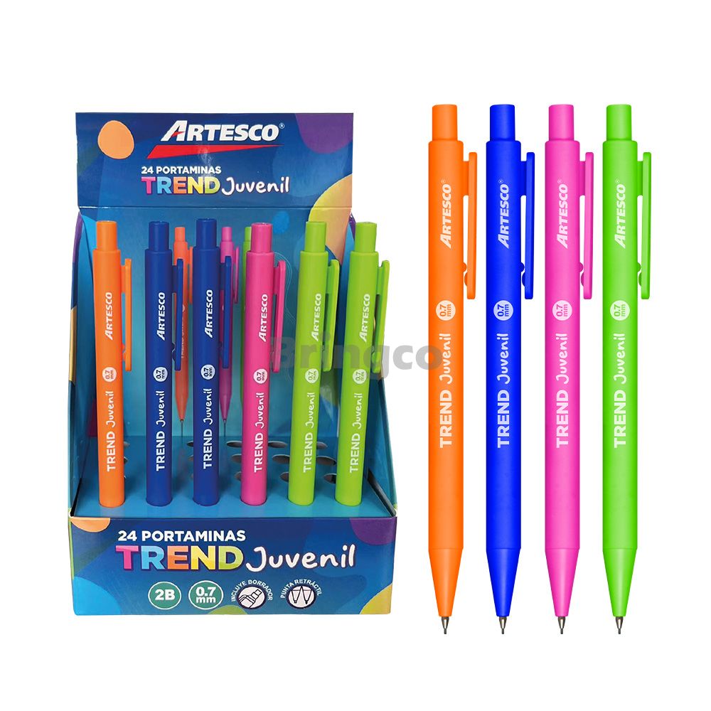 PORTAMINAS TREND JUVENIL 2B 0.7MM ARTESCO