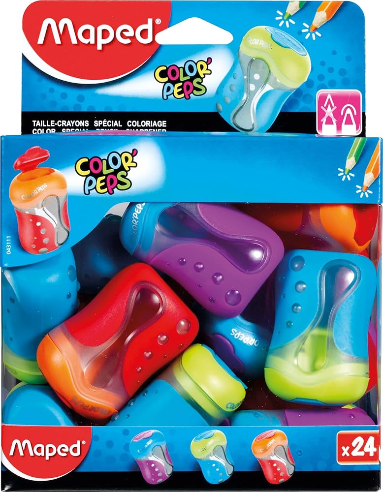 SACAPUNTAS COLOR PEPS 2 HOYOS DISPLAY