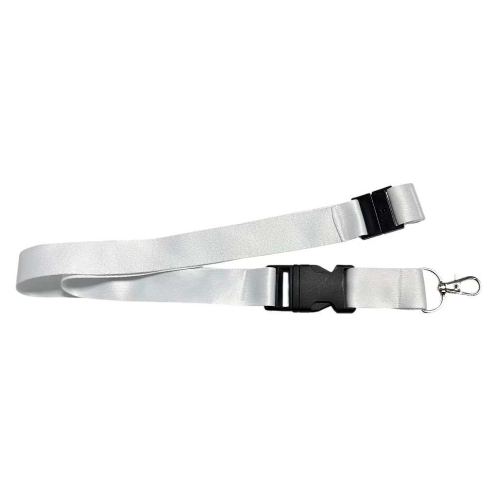 CORDON PARA CARNET LANYARD PLANO 3/4 BLANCO SMARTY