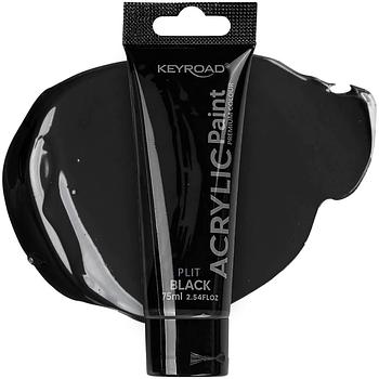 PINTURA ACRILICA 75 ML NEGRO KEYROAD