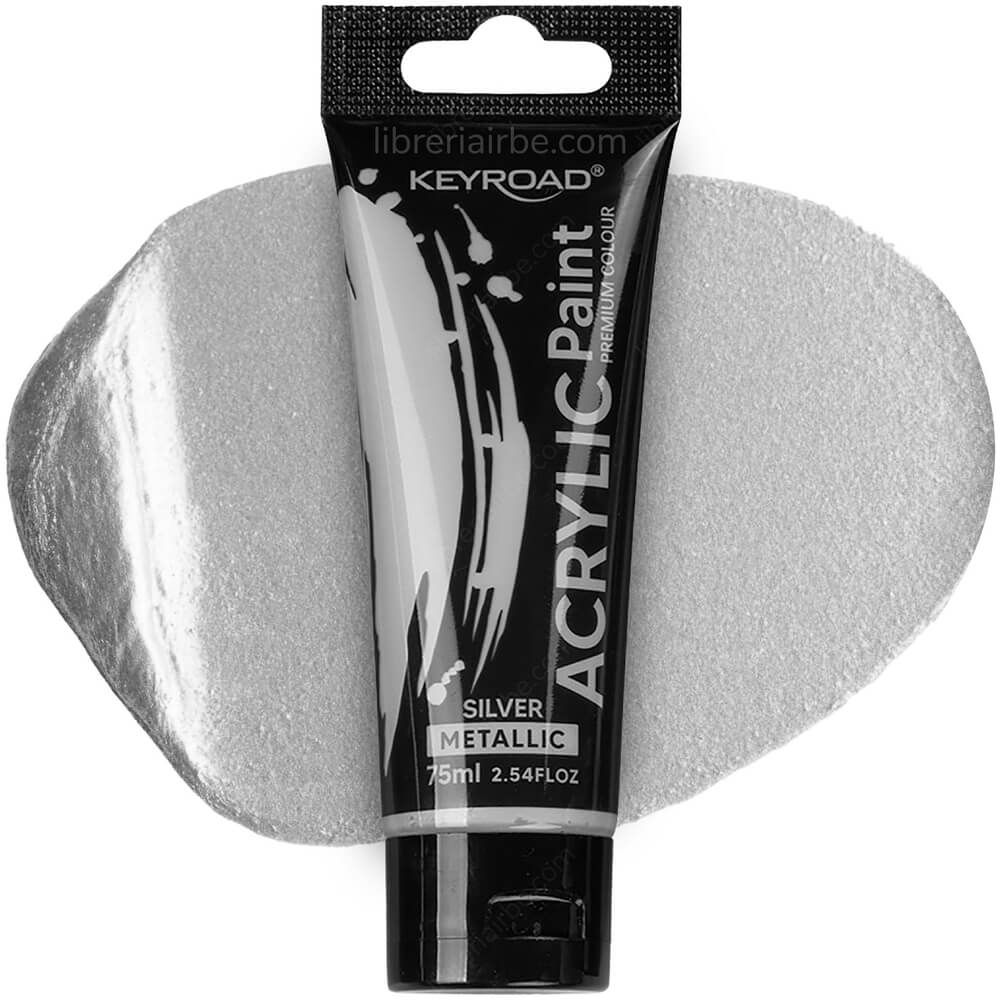 PINTURA ACRILICA 75 ML PLATEADO / SILVER MET KEYROAD