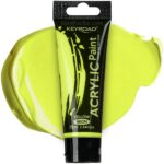 PINTURA ACRILICA 75 ML AMARILLO NEON KEYROAD