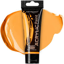PINTURA ACRILICA 75 ML NARANJA NEON KEYROAD