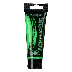 PINTURA ACRILICA 75 ML VERDE NEON KEYROAD