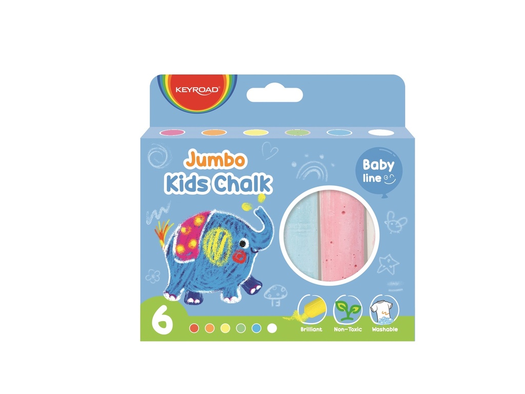 TIZAS JUMBO 6/1 KIDS CHALK KEYROAD