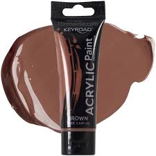 PINTURA ACRILICA 75 ML MARRON KEYROAD