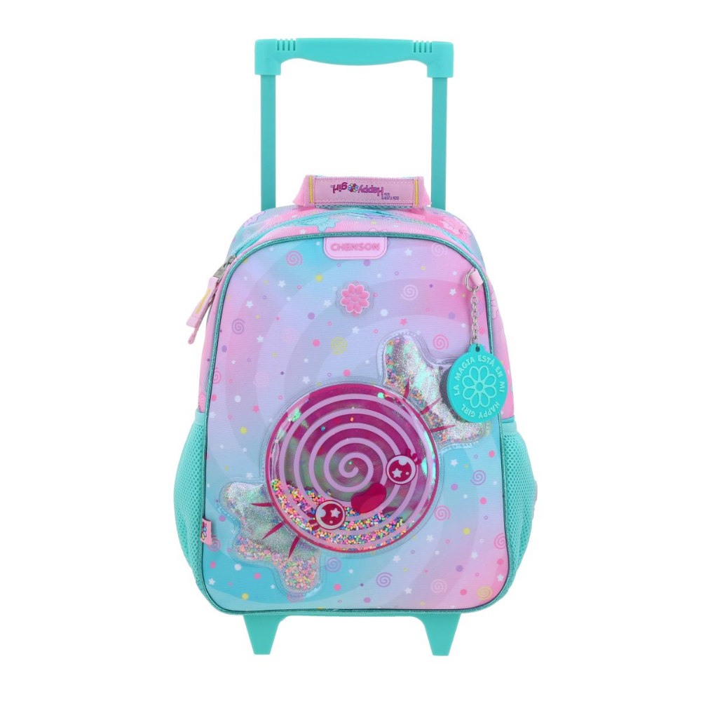 MOCHILA CON RUEDA CHENSON PEQ HG HOLCE TURQUEZ