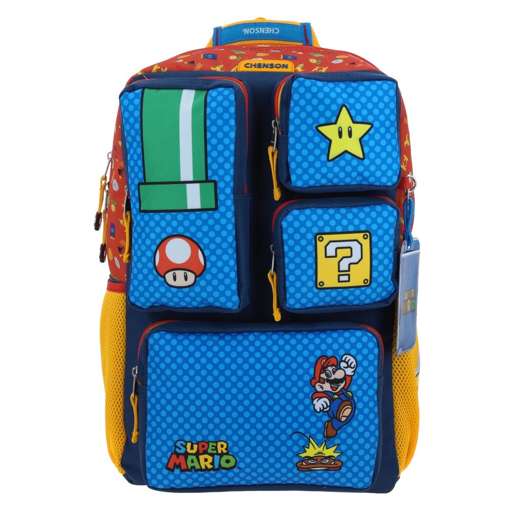 MOCHILA CHENSON EXTRA GRANDE MARIO B ONER AZUL
