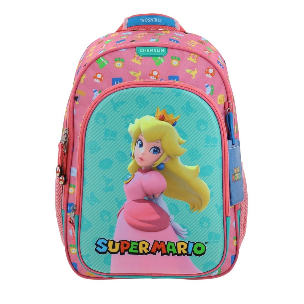MOCHILA GRANDE ROSA MARIO / PEACH CHENSON