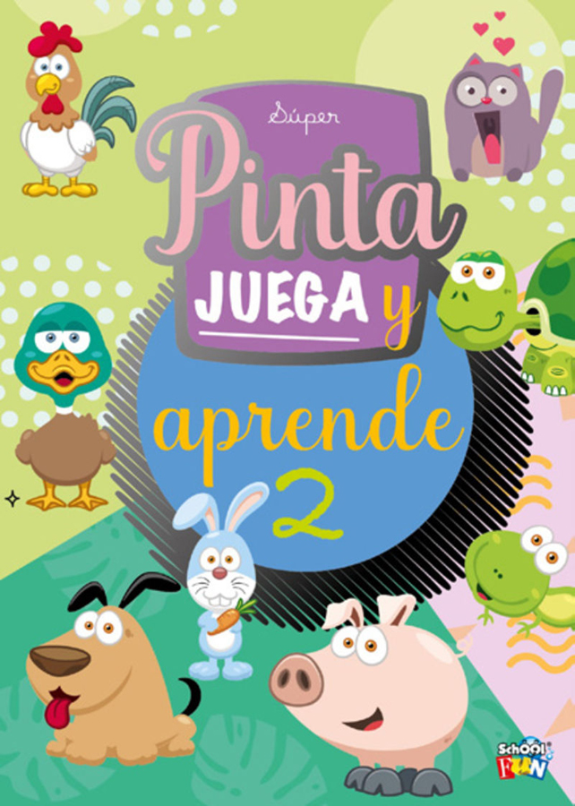 LIBRO SUPER PINTA JUEGA Y APRENDE 2
