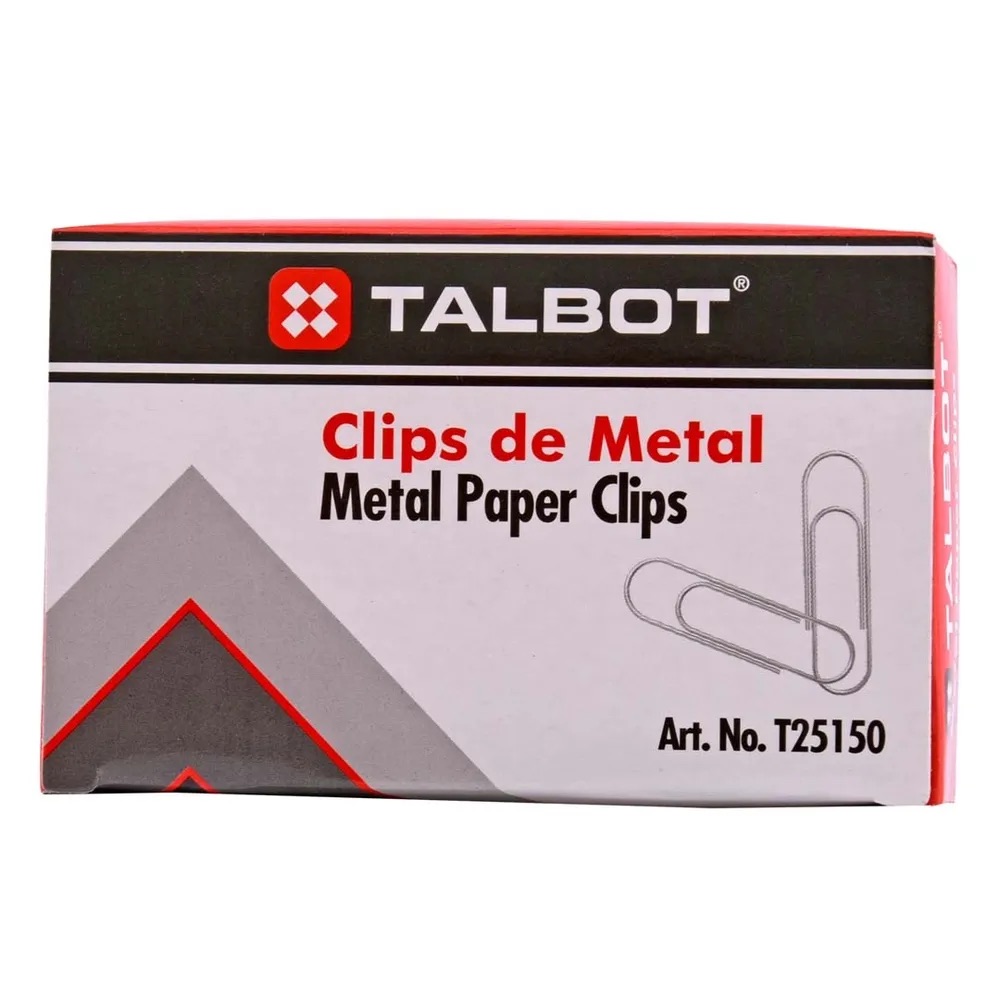 CLIPS DE METAL TALBOT 50 MM 100 UND