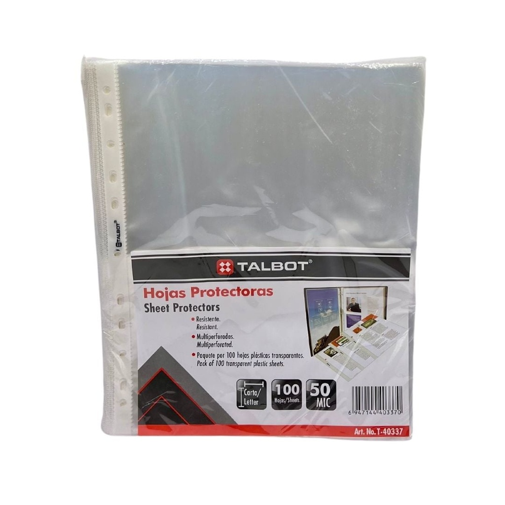 HOJAS PROTEC 0.5MM 100/1 TALBOT