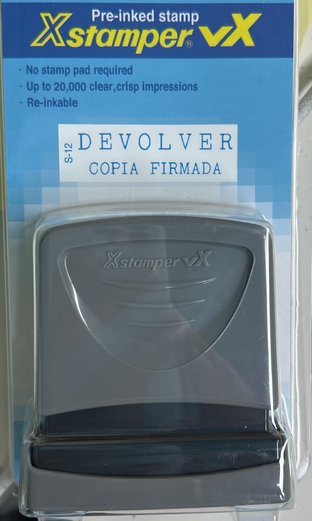 SELLO COPIA FIRMA X STAMPER