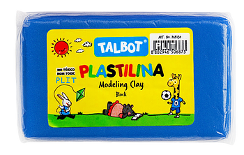 PLASTILINA AZUL BLOCK 150GR TALBOT