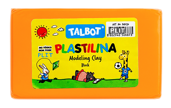 PLASTILINA NARANJA BLOCK 150GR TALBOT