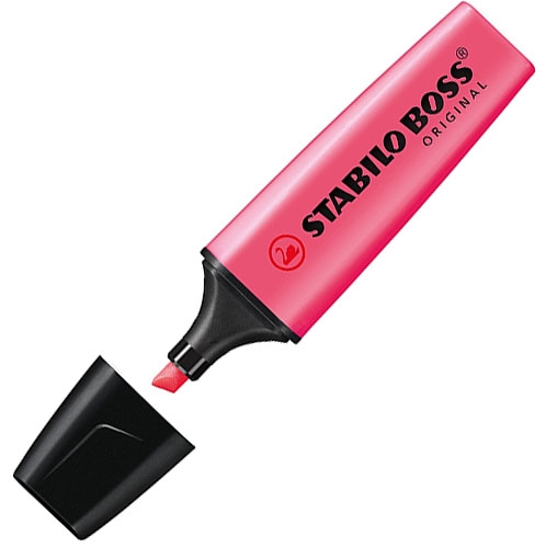 RESALTADOR BOSS PINK STABILO