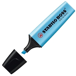 RESALTADOR BOSS AZUL FLUO STABILO