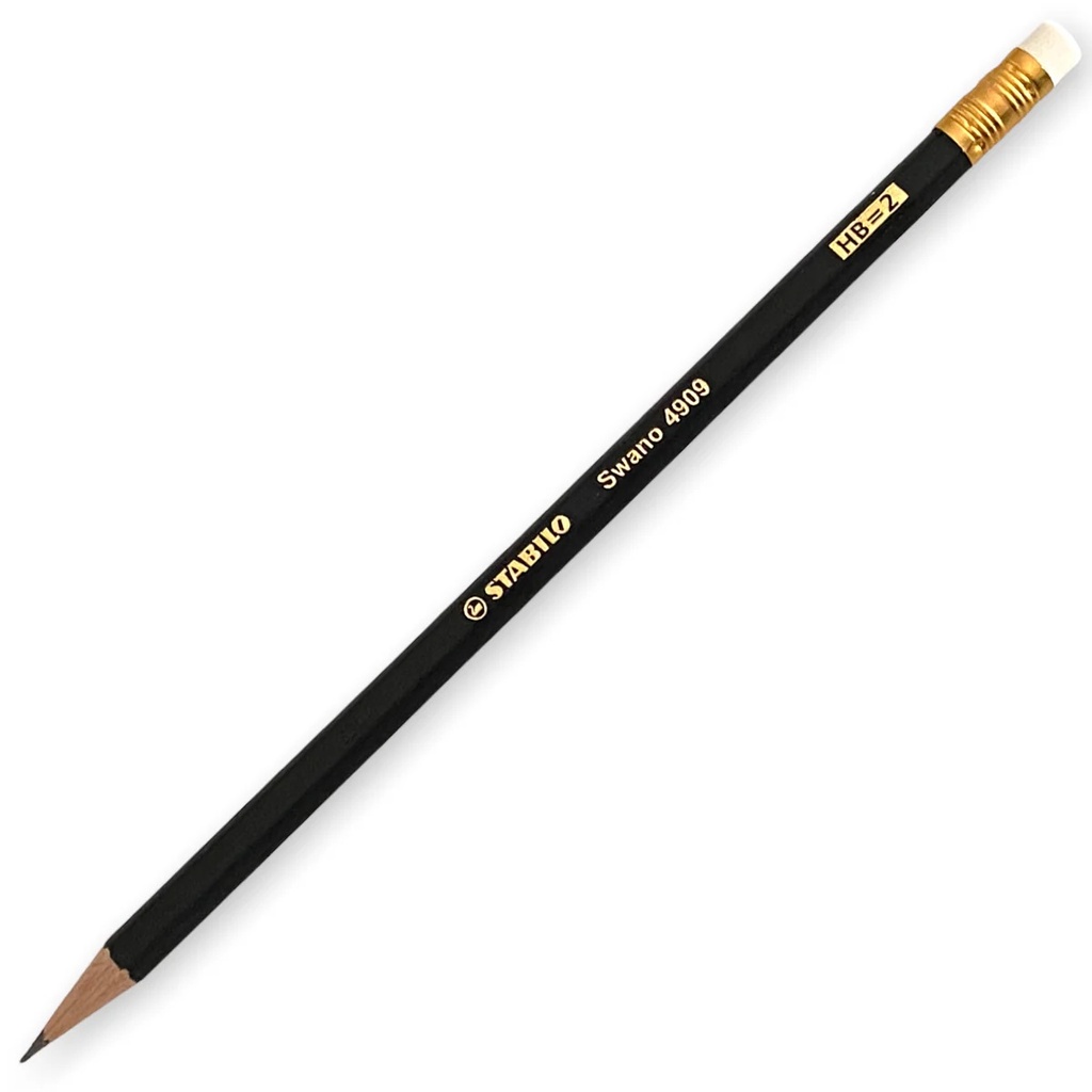 LAPIZ SWANO ORIGINAL NEGRO HB2 STABILO