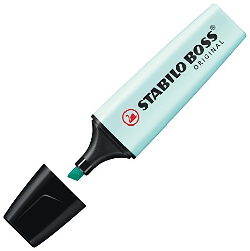 RESALTADOR BOSS TURQUESA PASTEL FLUO STABILO