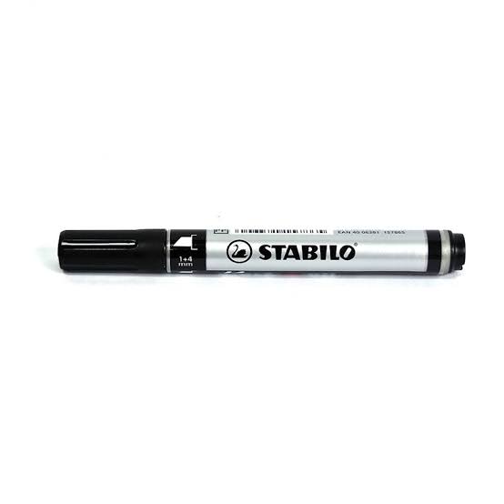 MARCADOR PERMANENTE NEGRO STABILO