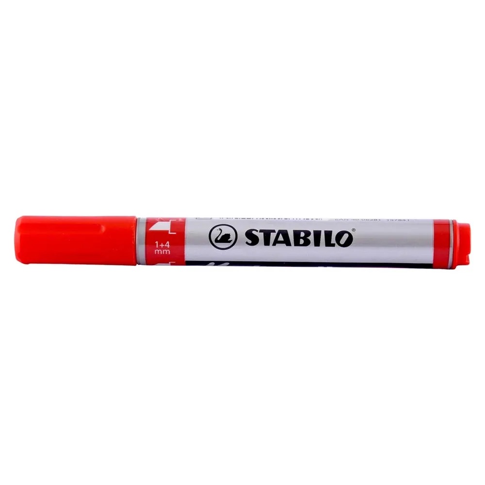 MARCADOR PERMANENTE ROJO STABILO