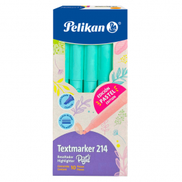 RESALTADOR T LAPIZ PASTEL 214 AQUA PELIKAN