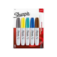 JUEGO DE MARCADORES PERMANENTE 5/1 SHARPIE CHINSEL