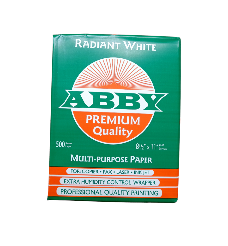 Resma de papel Abby 8.5 x 11