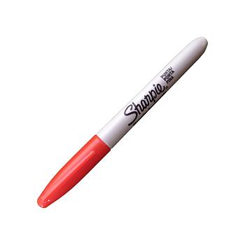 MARCADOR PUNTA FINA PERMANENTE SHARPIE ROJO