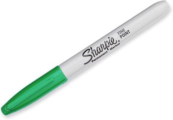 MARCADOR PUNTA FINA PERMANENTE SHARPIE VERDE