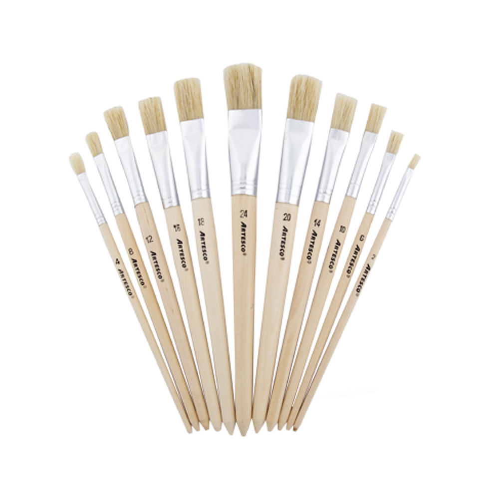 PINCEL CERDA REDONDO MADERA 4 ARTESCO