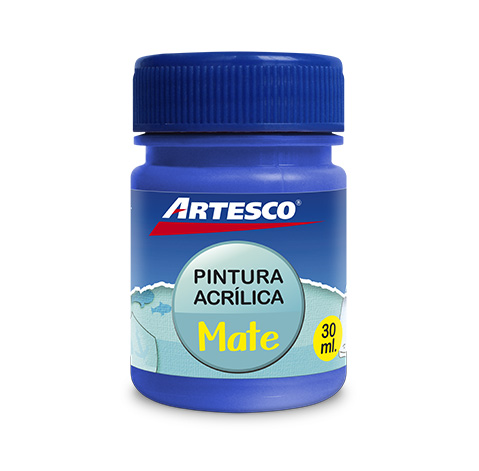PINTURA ACRILICA MATE 30 ML AZUL ARTESCO