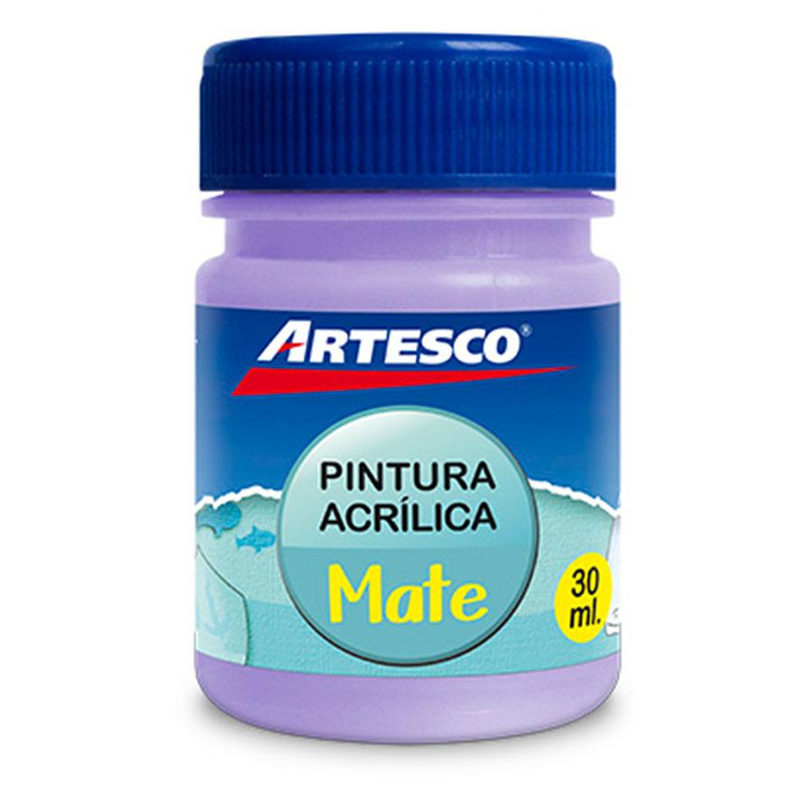 PINTURA ACRILICA MATE 30 ML MORADO ARTESCO