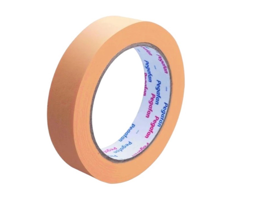 Masking Tape 3/4 x 20 YDS, color naranja (18 mm)