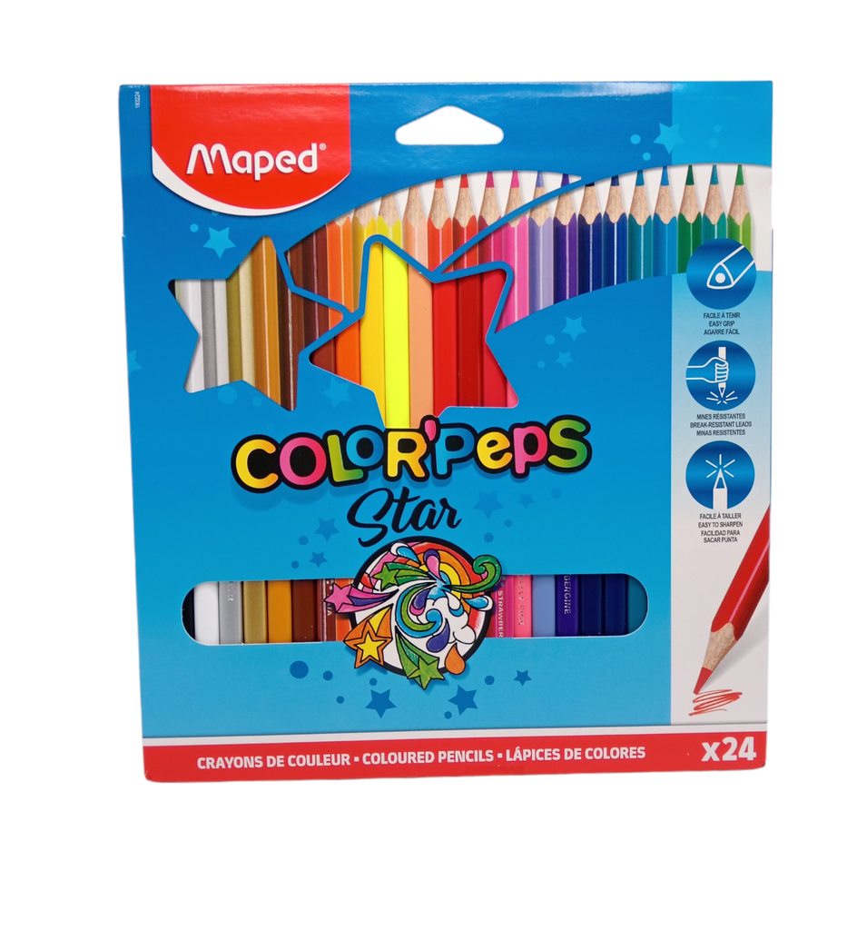 Juego Lapices de Colores Star 24/1 Maped