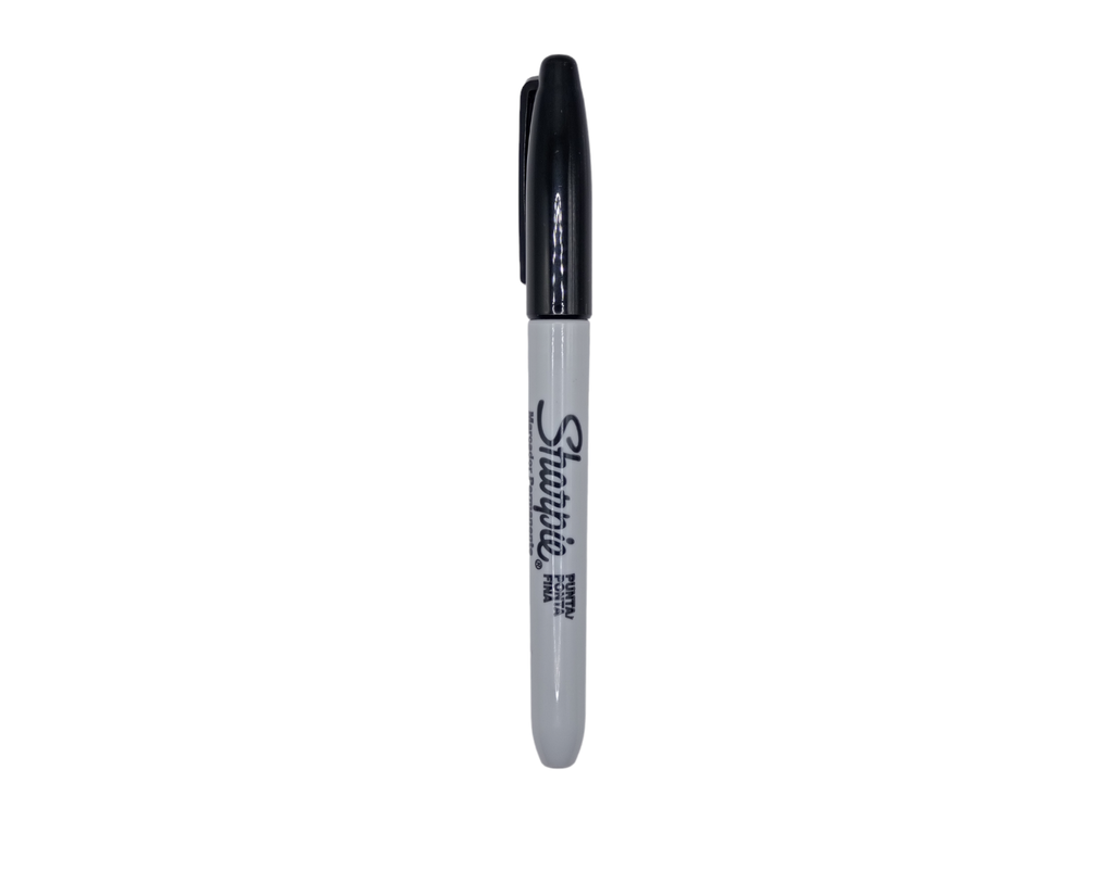SHARPIE Marcador permanente, punta fina color negro