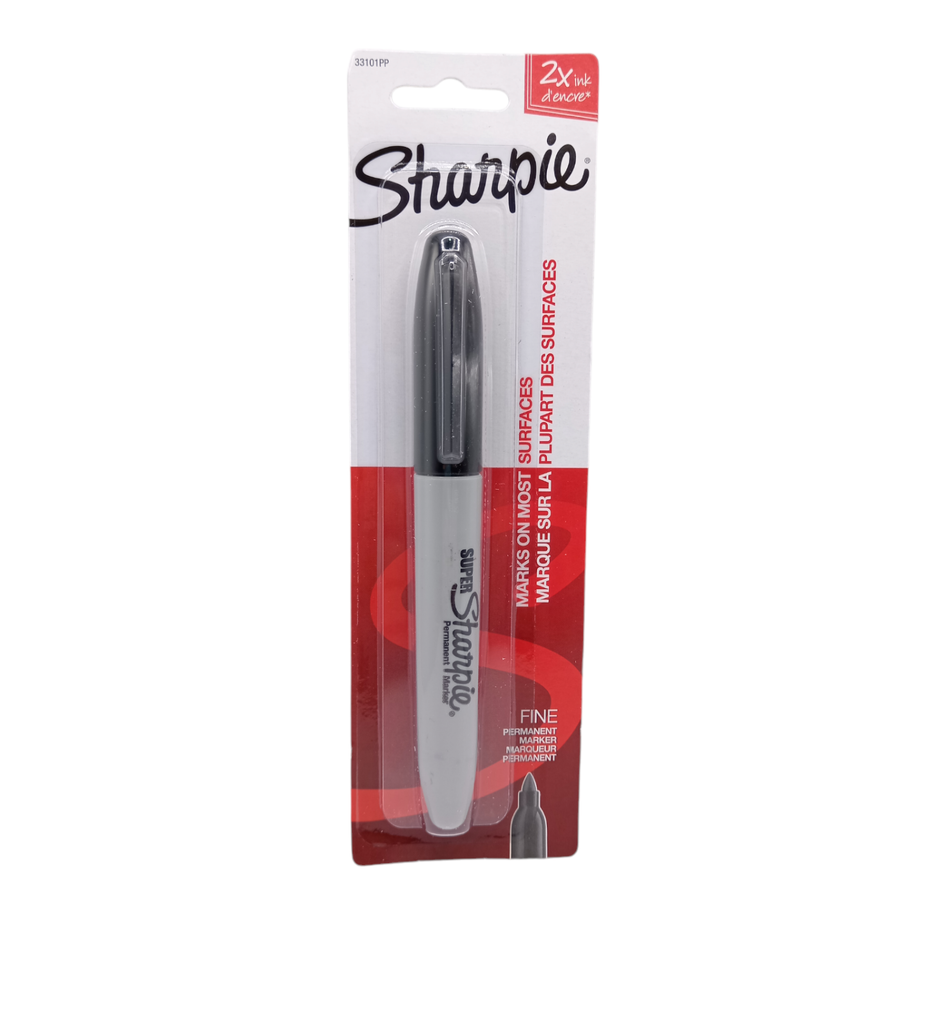 SHARPIE MARCADOR PERMANENTE SUPER 2X NEGRO