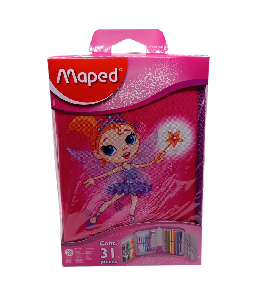 Juego Escolar en Estuche con Zipper Maped